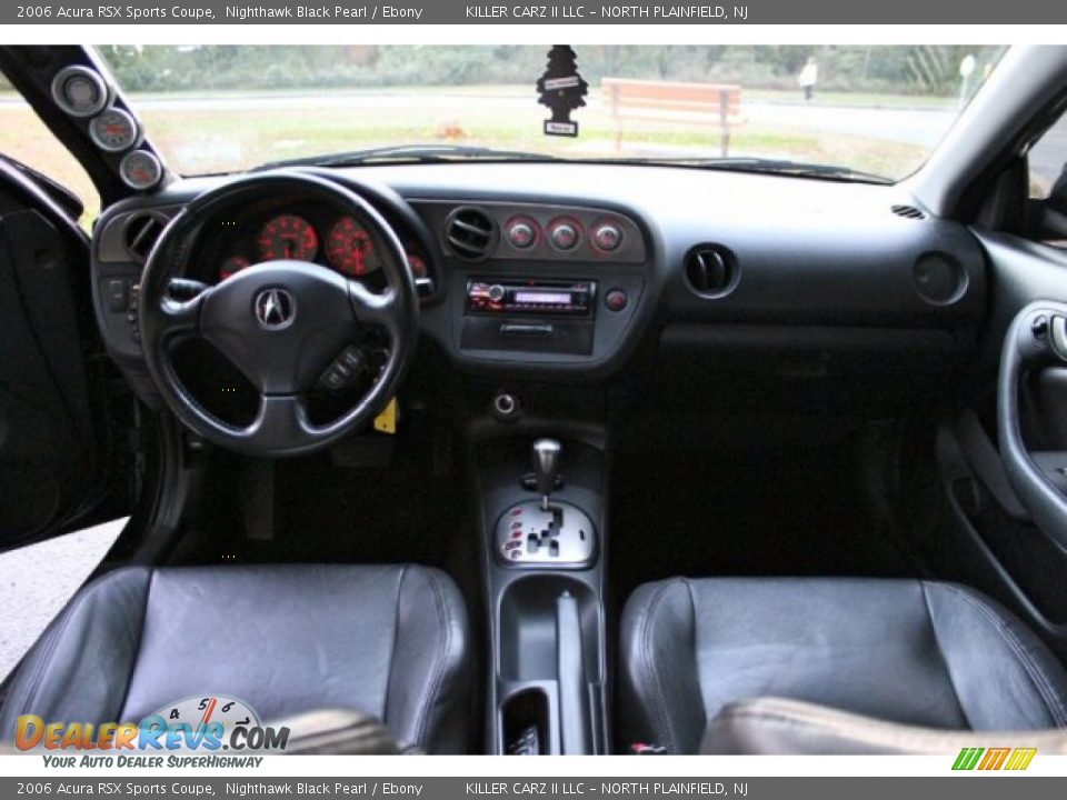 2006 Acura RSX Sports Coupe Nighthawk Black Pearl / Ebony Photo #9
