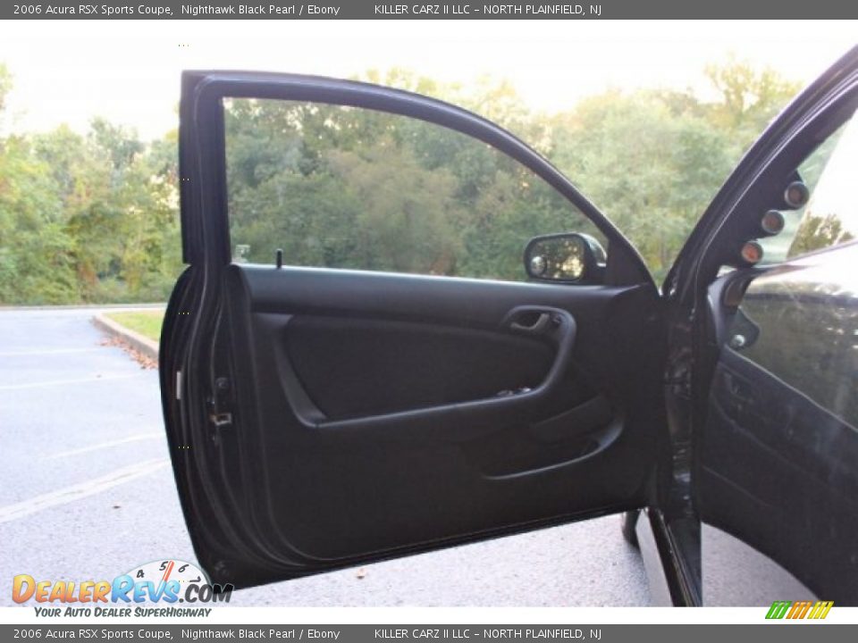 2006 Acura RSX Sports Coupe Nighthawk Black Pearl / Ebony Photo #11