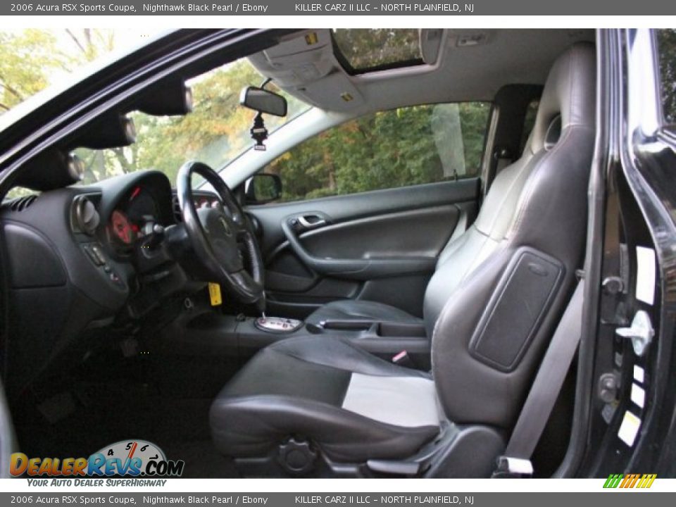 2006 Acura RSX Sports Coupe Nighthawk Black Pearl / Ebony Photo #13