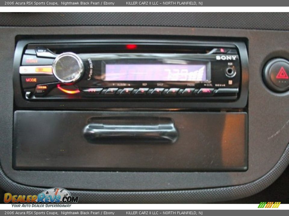 2006 Acura RSX Sports Coupe Nighthawk Black Pearl / Ebony Photo #17
