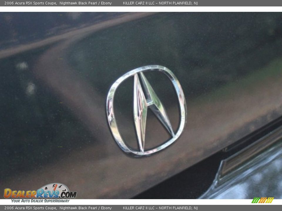 2006 Acura RSX Sports Coupe Nighthawk Black Pearl / Ebony Photo #21