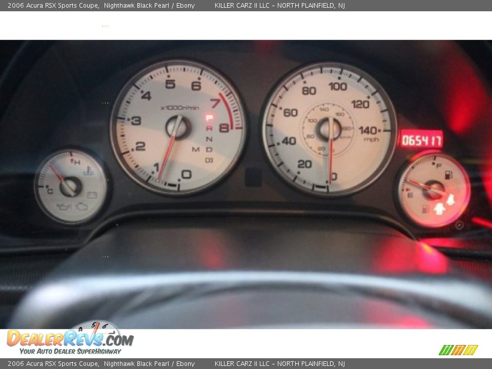 2006 Acura RSX Sports Coupe Nighthawk Black Pearl / Ebony Photo #29