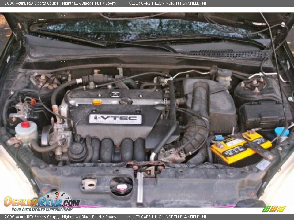 2006 Acura RSX Sports Coupe Nighthawk Black Pearl / Ebony Photo #31