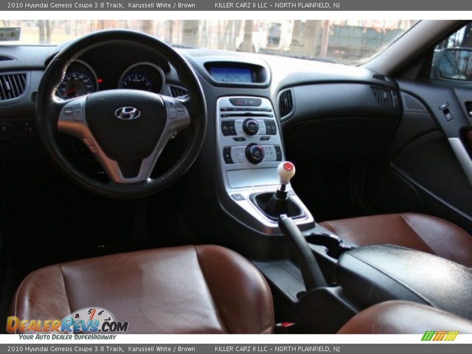 Dashboard of 2010 Hyundai Genesis Coupe 3.8 Track Photo #30