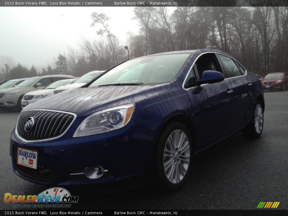2013 Buick Verano FWD Luxo Blue Metallic / Cashmere Photo #1