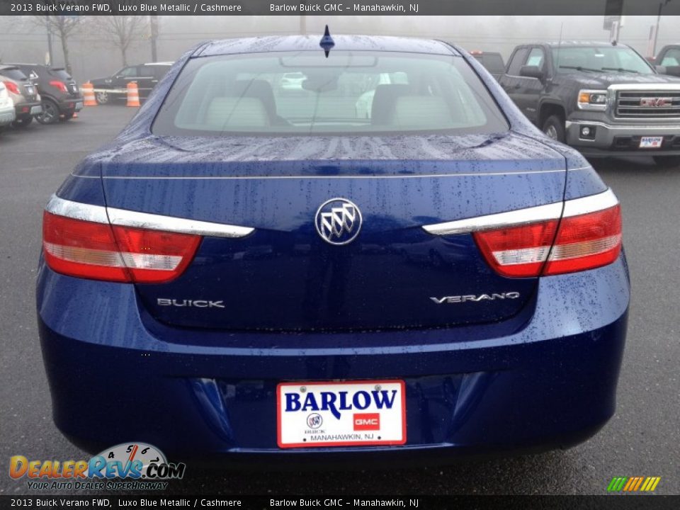 2013 Buick Verano FWD Luxo Blue Metallic / Cashmere Photo #5