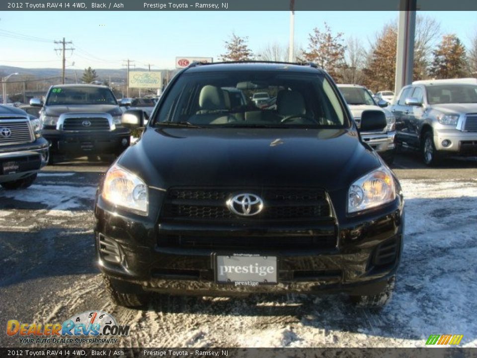 2012 Toyota RAV4 I4 4WD Black / Ash Photo #2