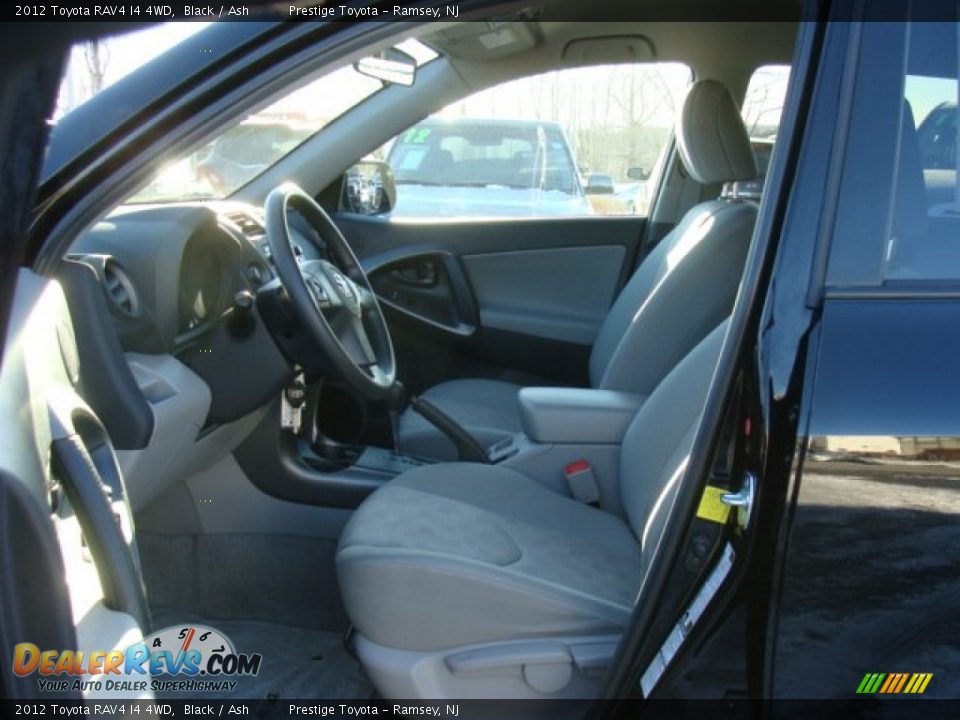 2012 Toyota RAV4 I4 4WD Black / Ash Photo #7