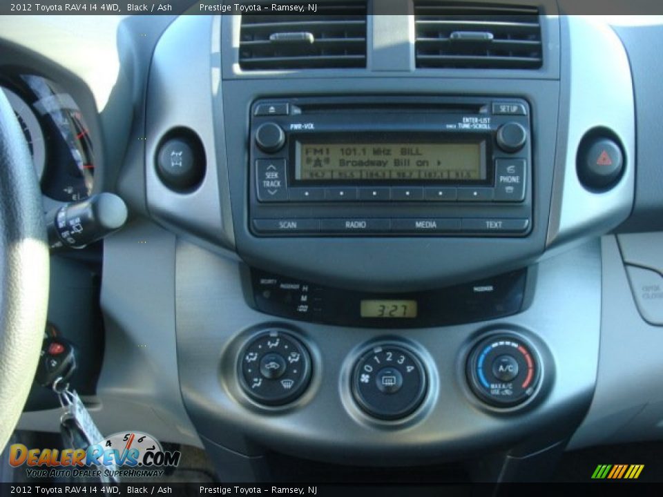 2012 Toyota RAV4 I4 4WD Black / Ash Photo #11