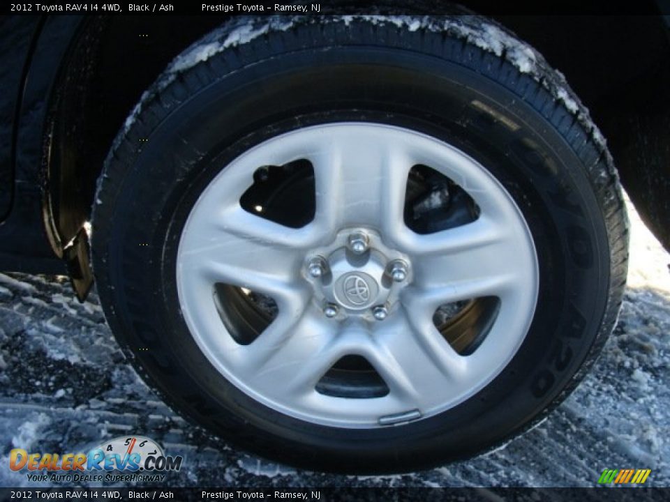 2012 Toyota RAV4 I4 4WD Black / Ash Photo #14