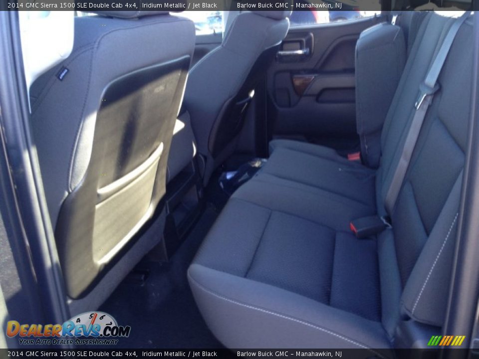 2014 GMC Sierra 1500 SLE Double Cab 4x4 Iridium Metallic / Jet Black Photo #9