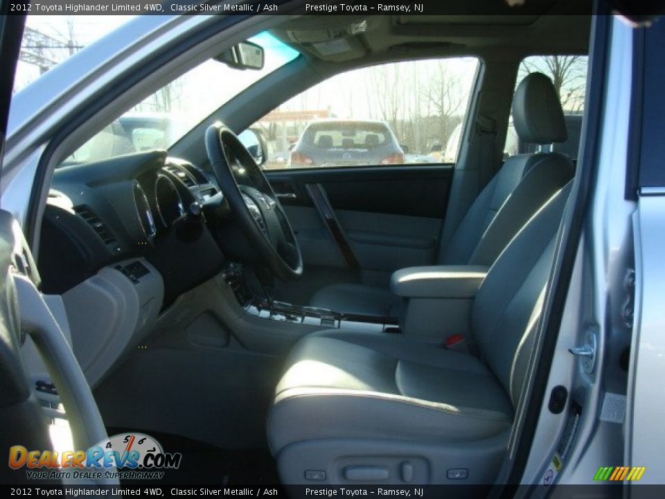 2012 Toyota Highlander Limited 4WD Classic Silver Metallic / Ash Photo #7