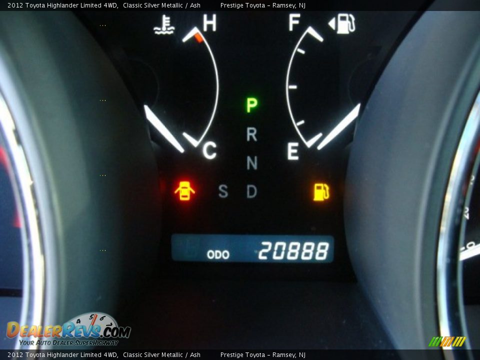 2012 Toyota Highlander Limited 4WD Classic Silver Metallic / Ash Photo #10