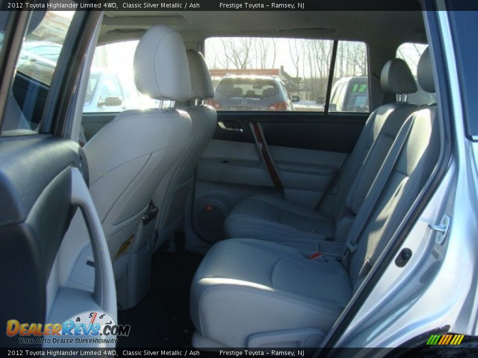 2012 Toyota Highlander Limited 4WD Classic Silver Metallic / Ash Photo #13