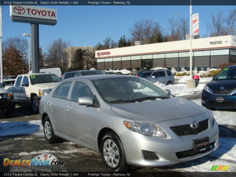 2010 Toyota Corolla LE Classic Silver Metallic / Ash Photo #1