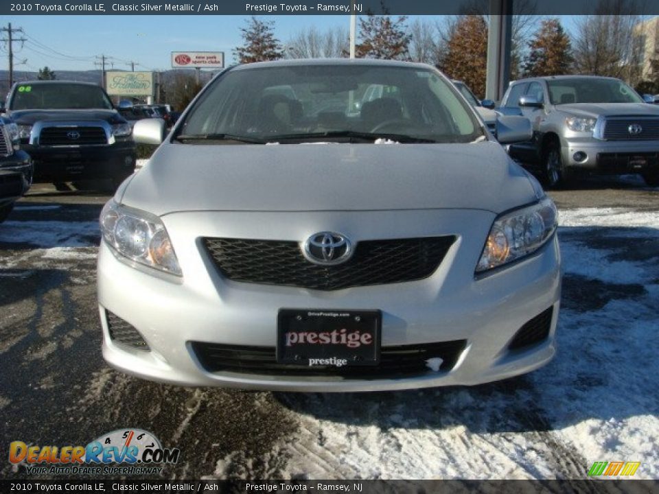 2010 Toyota Corolla LE Classic Silver Metallic / Ash Photo #2