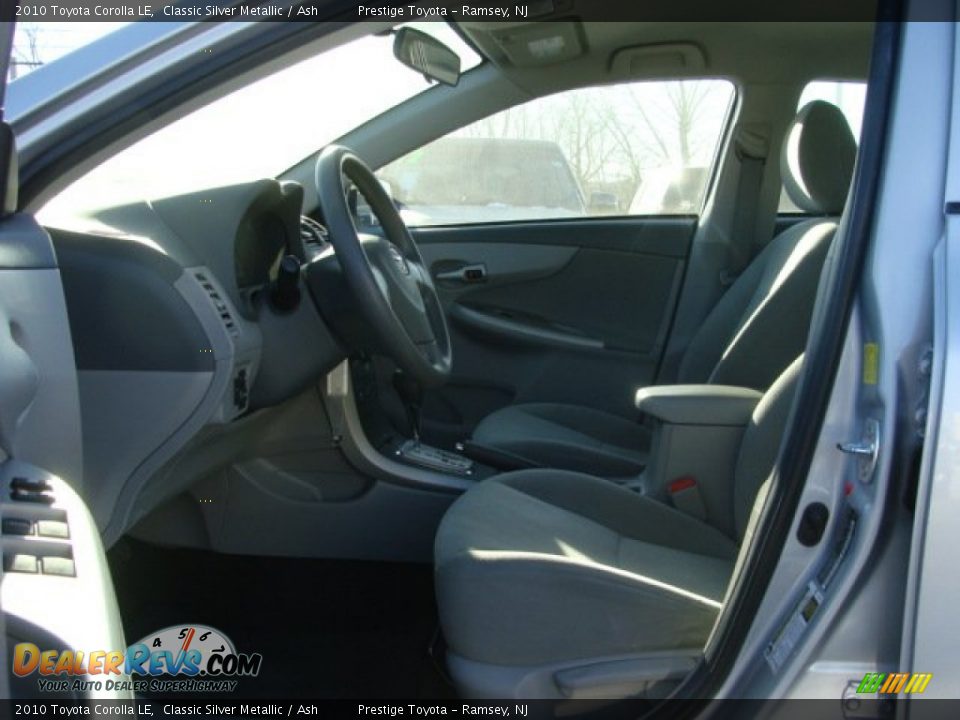 2010 Toyota Corolla LE Classic Silver Metallic / Ash Photo #7