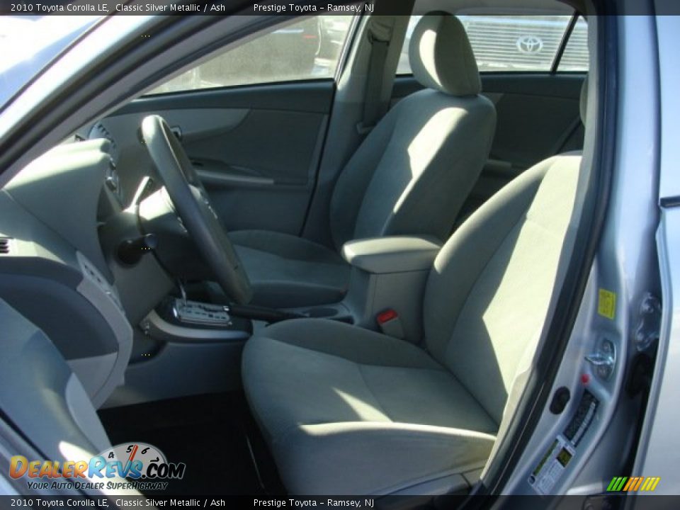 2010 Toyota Corolla LE Classic Silver Metallic / Ash Photo #8