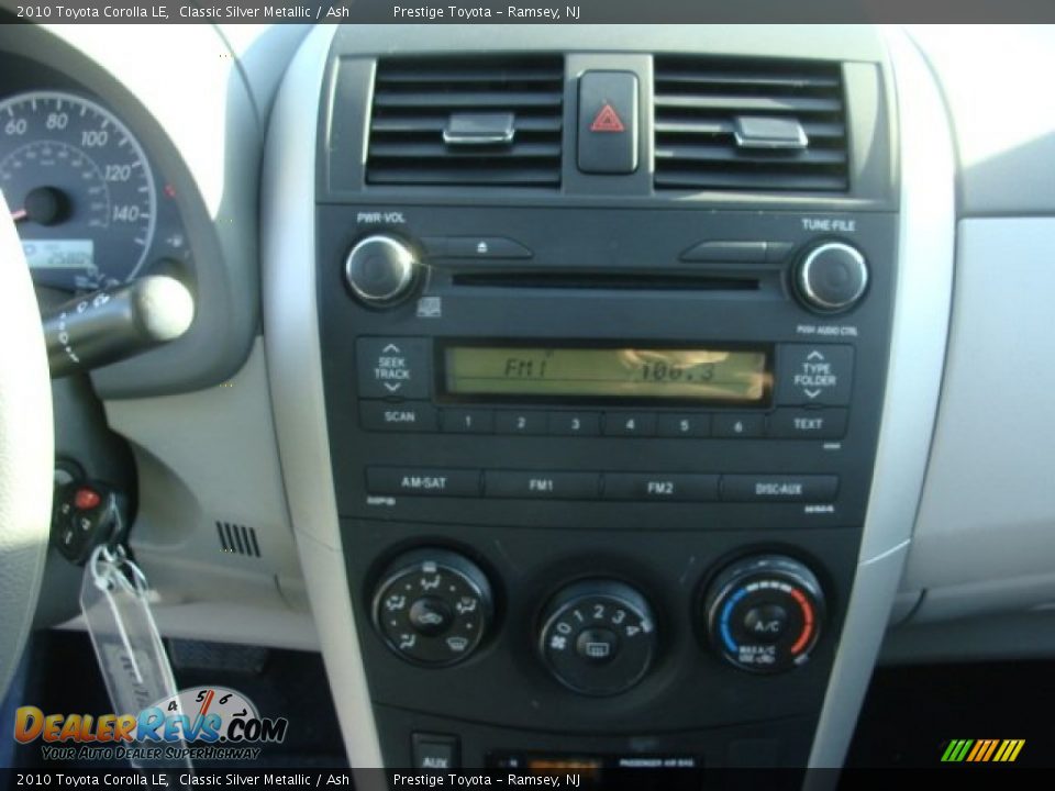 2010 Toyota Corolla LE Classic Silver Metallic / Ash Photo #11