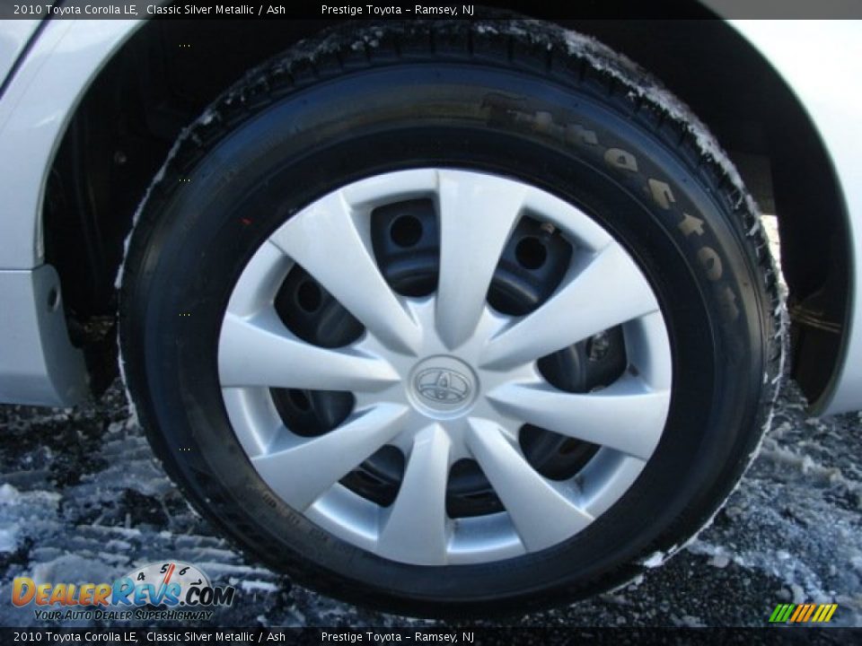 2010 Toyota Corolla LE Classic Silver Metallic / Ash Photo #14