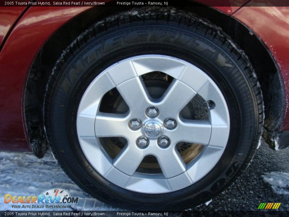 2005 Toyota Prius Hybrid Salsa Red Pearl / Ivory/Brown Photo #12