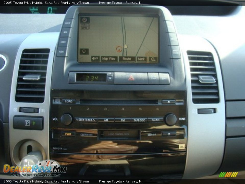 2005 Toyota Prius Hybrid Salsa Red Pearl / Ivory/Brown Photo #13