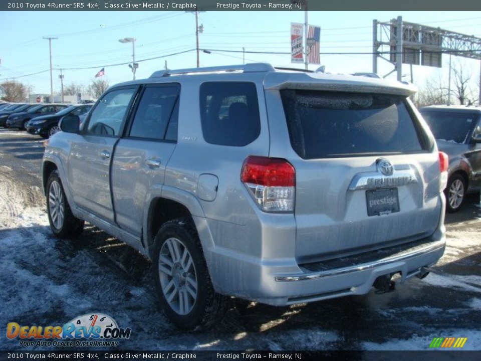 2010 Toyota 4Runner SR5 4x4 Classic Silver Metallic / Graphite Photo #4