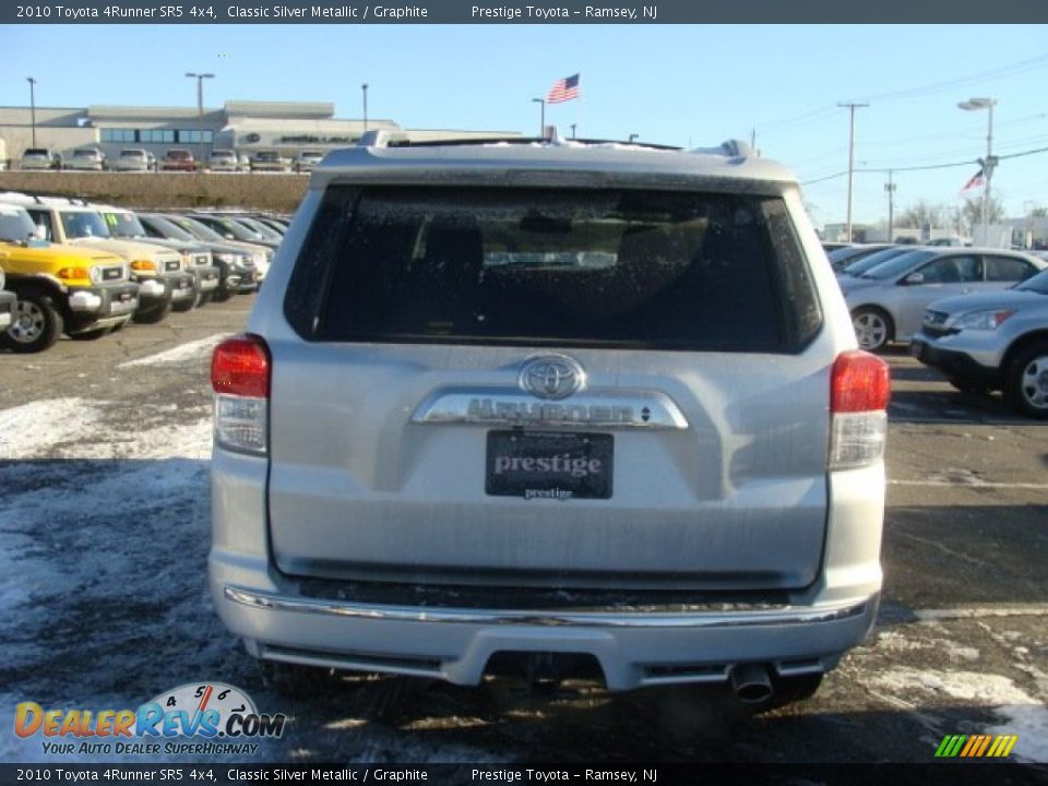 2010 Toyota 4Runner SR5 4x4 Classic Silver Metallic / Graphite Photo #5