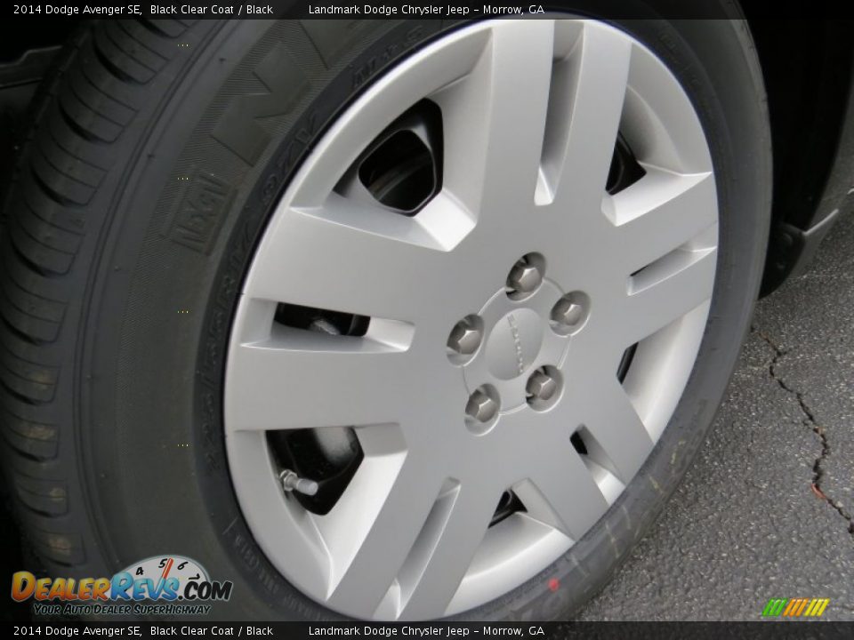 2014 Dodge Avenger SE Black Clear Coat / Black Photo #5