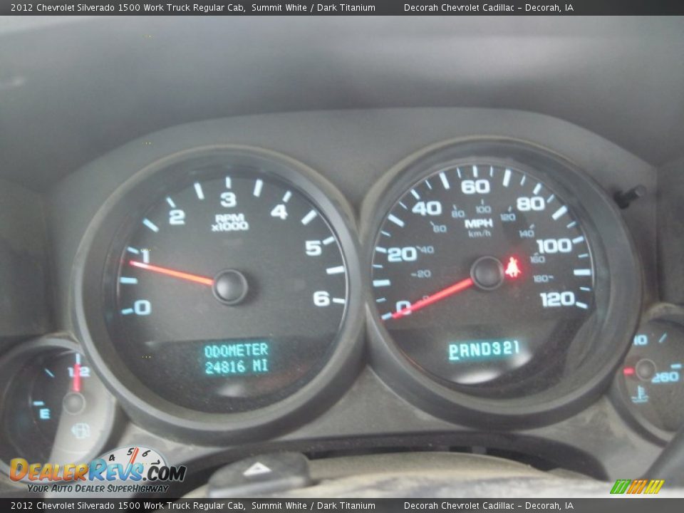 2012 Chevrolet Silverado 1500 Work Truck Regular Cab Summit White / Dark Titanium Photo #3