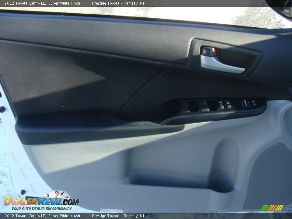 2012 Toyota Camry LE Super White / Ash Photo #6