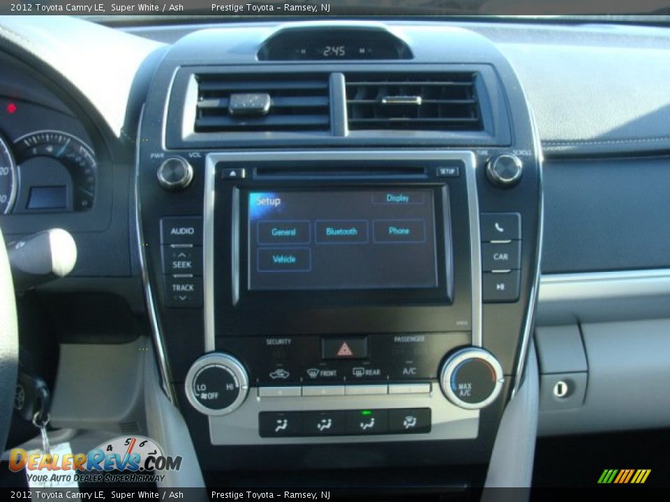 2012 Toyota Camry LE Super White / Ash Photo #11