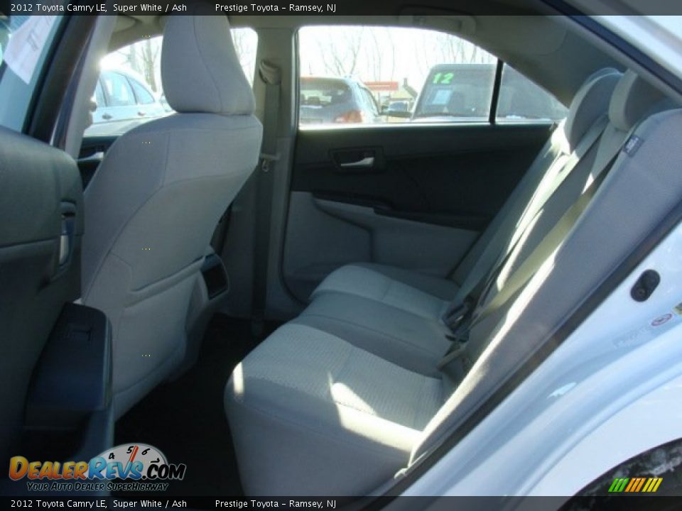 2012 Toyota Camry LE Super White / Ash Photo #13