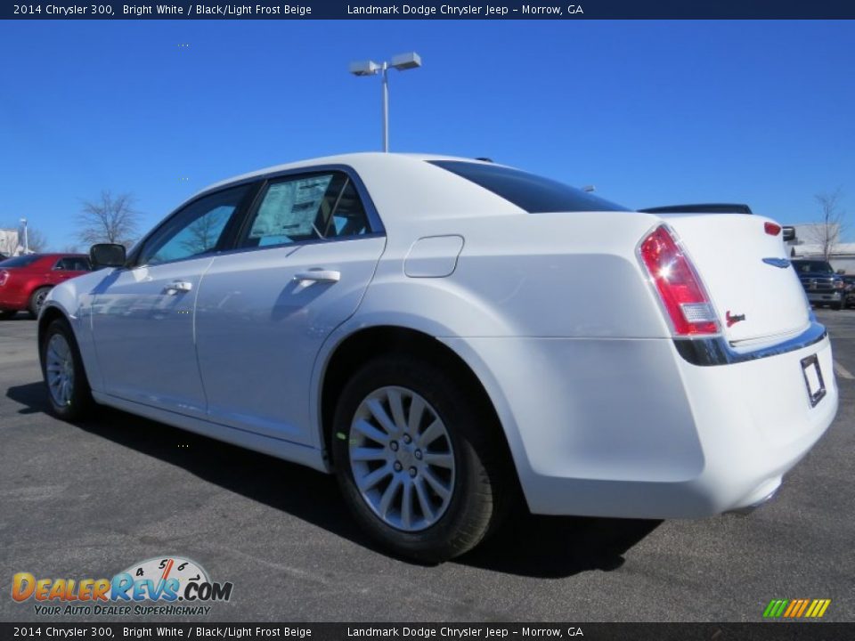 2014 Chrysler 300 Bright White / Black/Light Frost Beige Photo #2