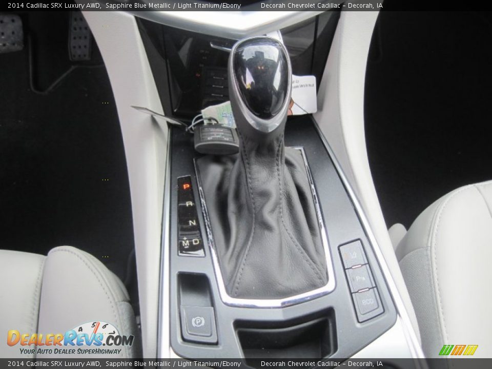 2014 Cadillac SRX Luxury AWD Sapphire Blue Metallic / Light Titanium/Ebony Photo #11