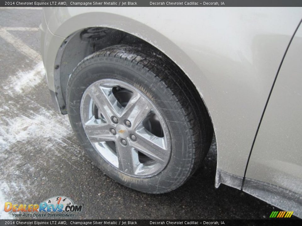 2014 Chevrolet Equinox LTZ AWD Champagne Silver Metallic / Jet Black Photo #3