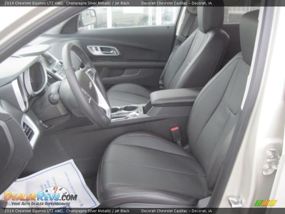 2014 Chevrolet Equinox LTZ AWD Champagne Silver Metallic / Jet Black Photo #4