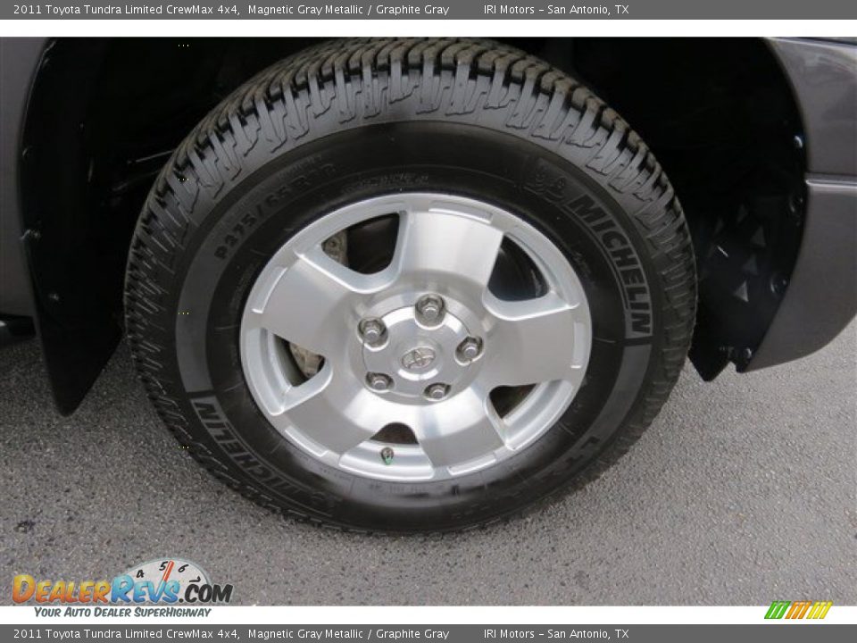 2011 Toyota Tundra Limited CrewMax 4x4 Magnetic Gray Metallic / Graphite Gray Photo #9