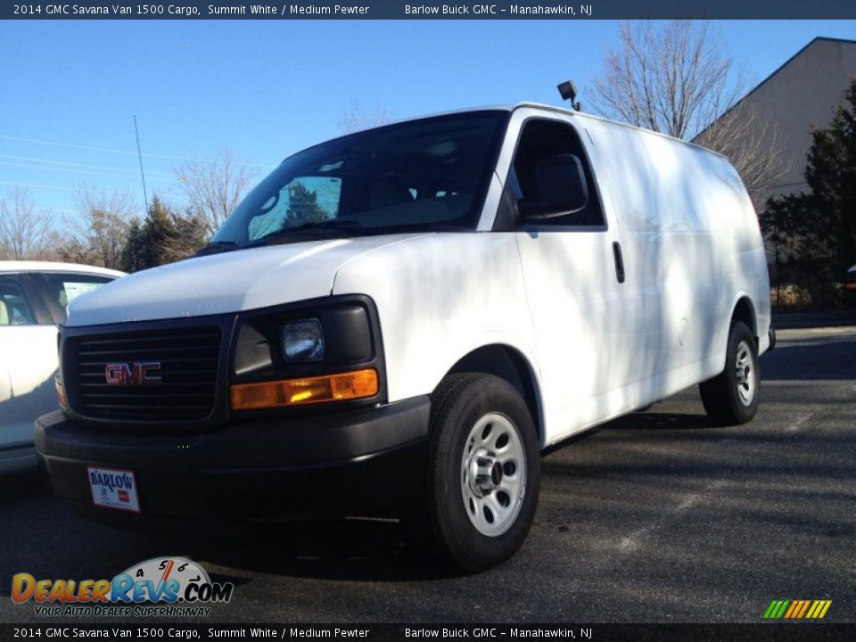 2014 GMC Savana Van 1500 Cargo Summit White / Medium Pewter Photo #1