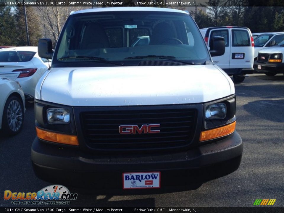 2014 GMC Savana Van 1500 Cargo Summit White / Medium Pewter Photo #2