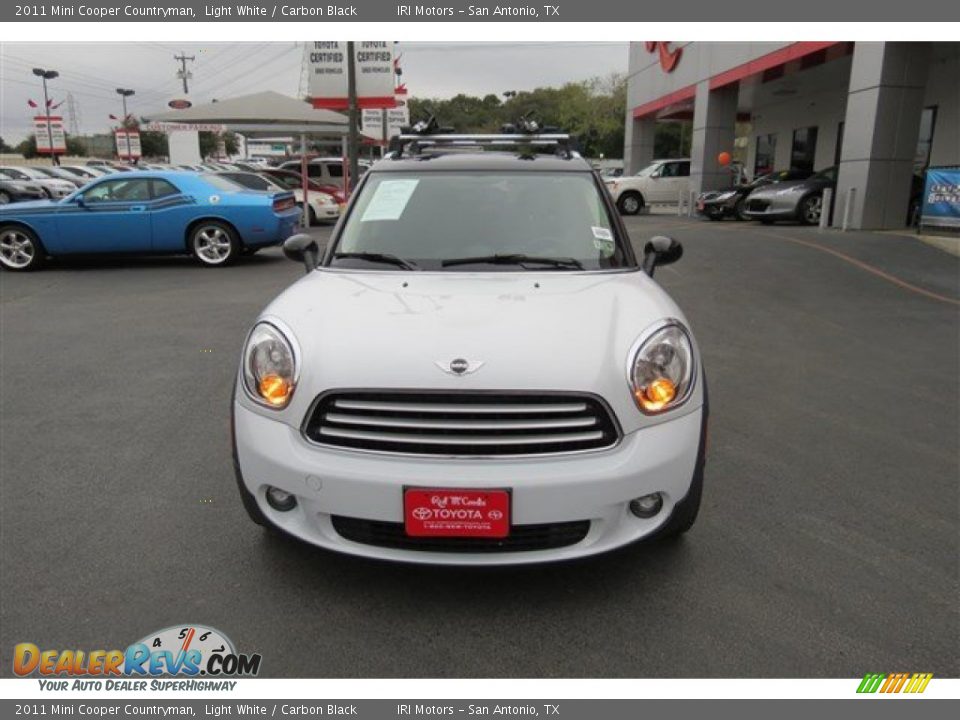 2011 Mini Cooper Countryman Light White / Carbon Black Photo #2