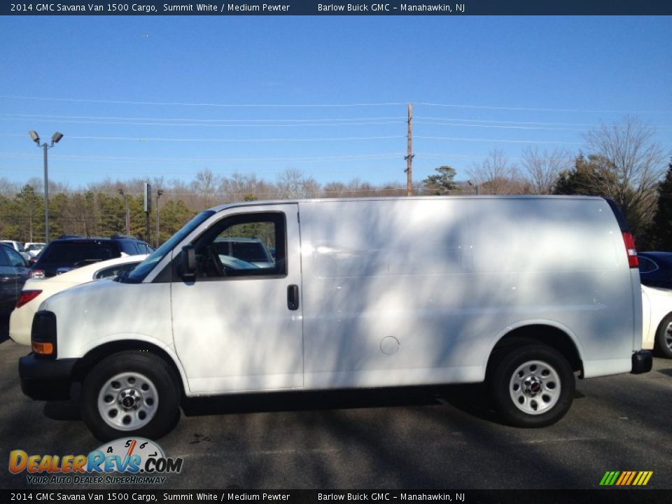 2014 GMC Savana Van 1500 Cargo Summit White / Medium Pewter Photo #3