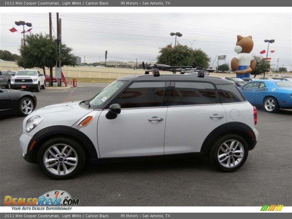 2011 Mini Cooper Countryman Light White / Carbon Black Photo #4