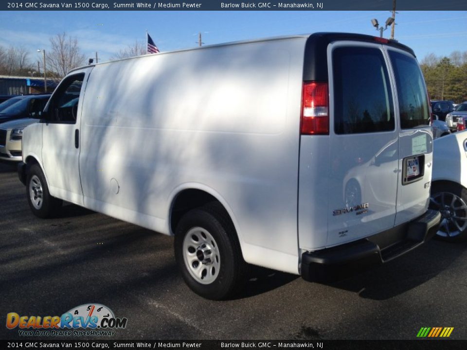 2014 GMC Savana Van 1500 Cargo Summit White / Medium Pewter Photo #4