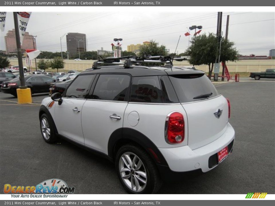 2011 Mini Cooper Countryman Light White / Carbon Black Photo #5