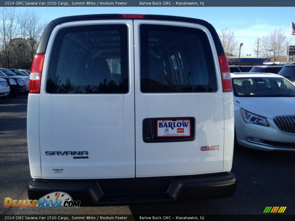 2014 GMC Savana Van 1500 Cargo Summit White / Medium Pewter Photo #5