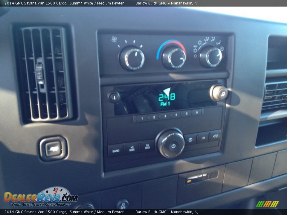 2014 GMC Savana Van 1500 Cargo Summit White / Medium Pewter Photo #9