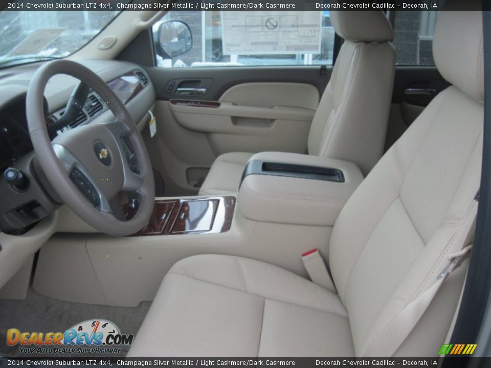 2014 Chevrolet Suburban LTZ 4x4 Champagne Silver Metallic / Light Cashmere/Dark Cashmere Photo #6