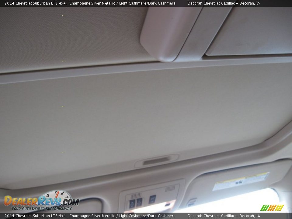 2014 Chevrolet Suburban LTZ 4x4 Champagne Silver Metallic / Light Cashmere/Dark Cashmere Photo #8