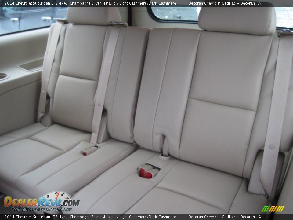 2014 Chevrolet Suburban LTZ 4x4 Champagne Silver Metallic / Light Cashmere/Dark Cashmere Photo #9